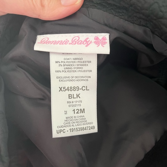 NWT Bonnie Baby Plaid Dress with Coat Size 12 Months - Picture 6 of 7